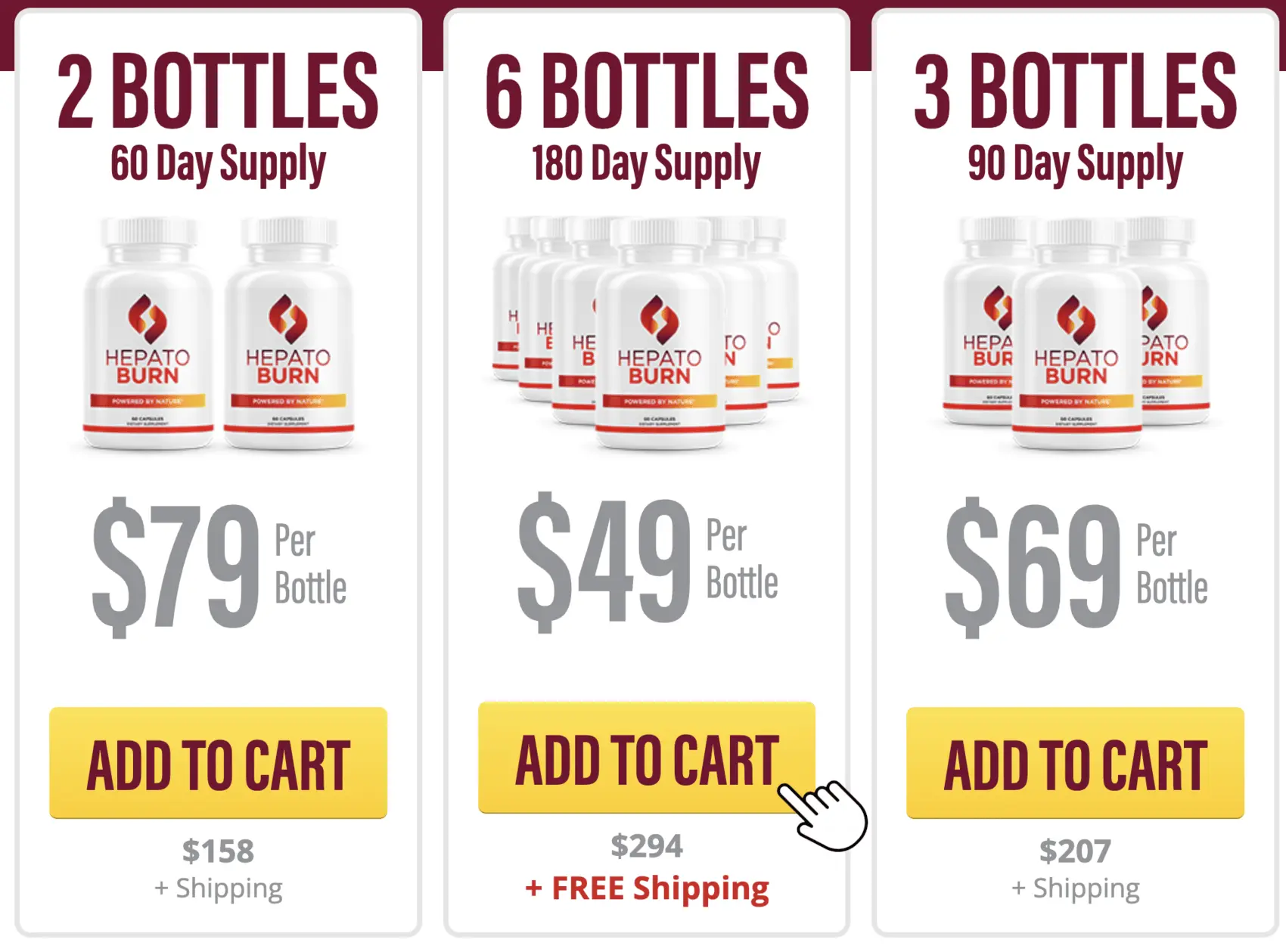 HepatoBurn pricing